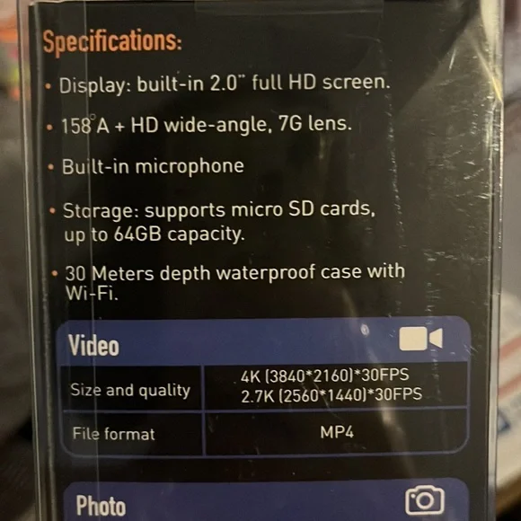 IJoy Visionne Action Camera with Touchscreen